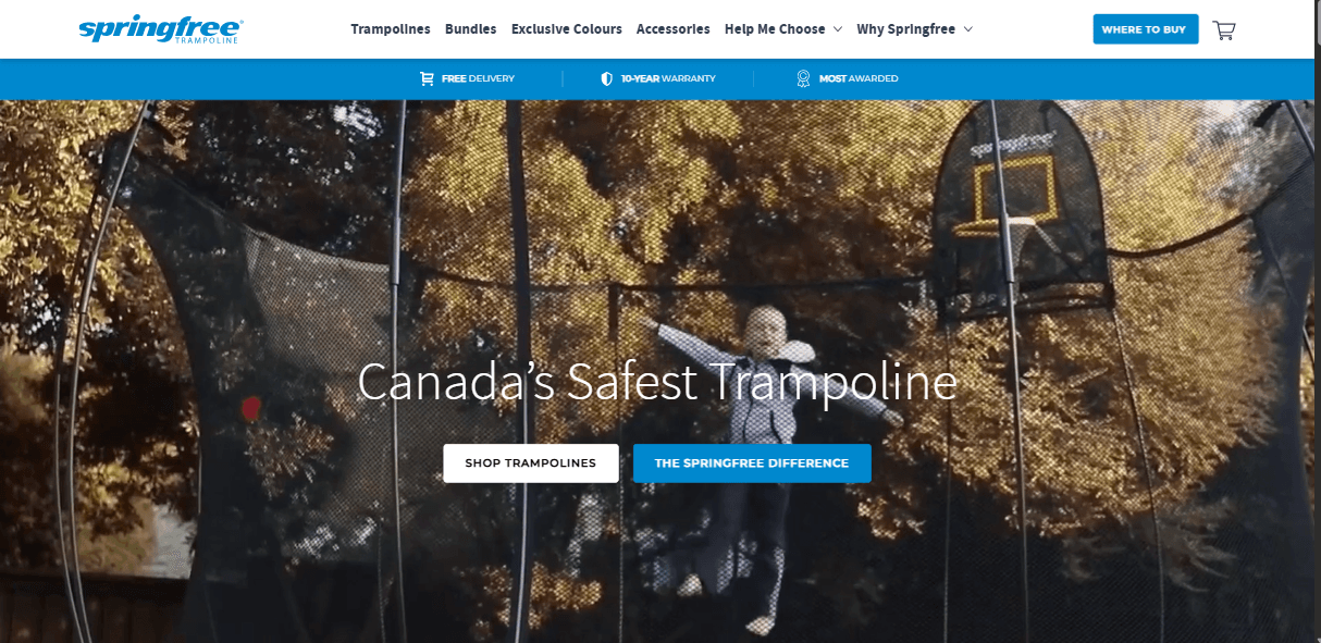 SPRINGFREE TRAMPOLINE